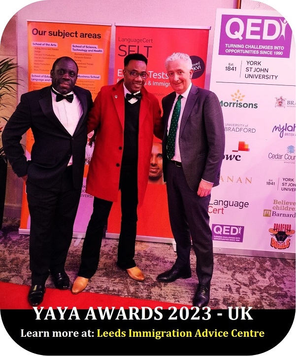 Doug Agyemang, Faith Debayo and Antoine Bonenkamp