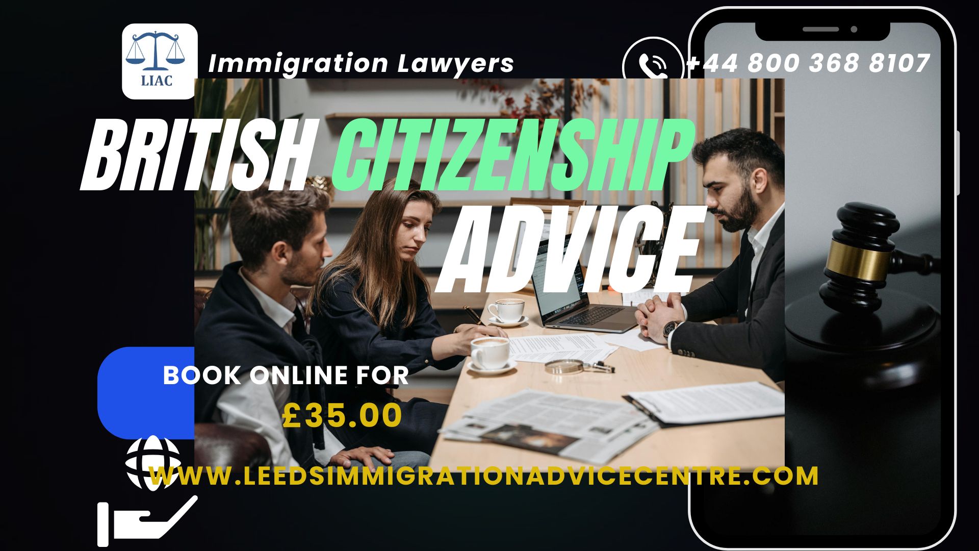 We Provide Free Expert Immigration Lawyer's Assistance Services For: Immigration Lawyer Assistance For British Citizenship