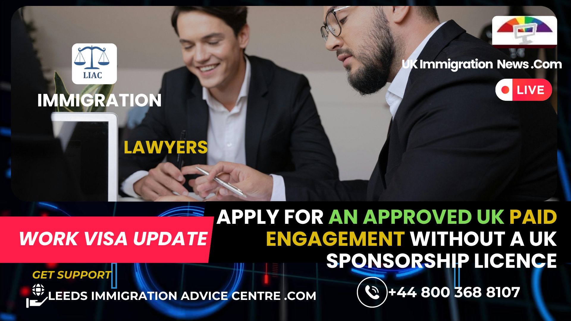 We Provide Free Expert Immigration Lawyer's Assistance Services For: Permitted Paid Engagement Visa