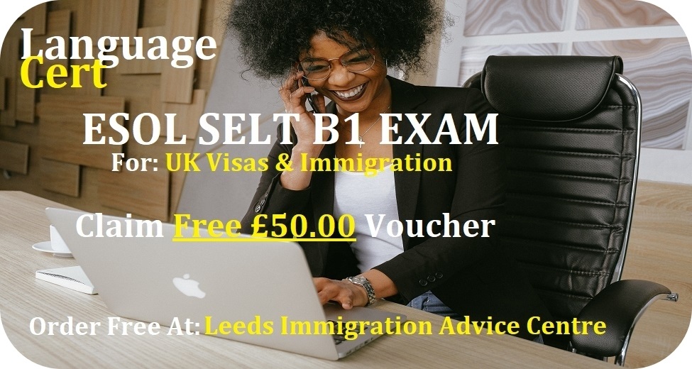 BOOK SELT TEST B1 FOR £144.00!